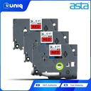 ASTA 3pcs. TZ-451 Label Tapes for Brother P-touch Label Printer 24mm (Black on Red)