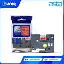 ASTA TZ-441 Label Tapes for Brother P-touch Label Printer 18mm (Black on Red)