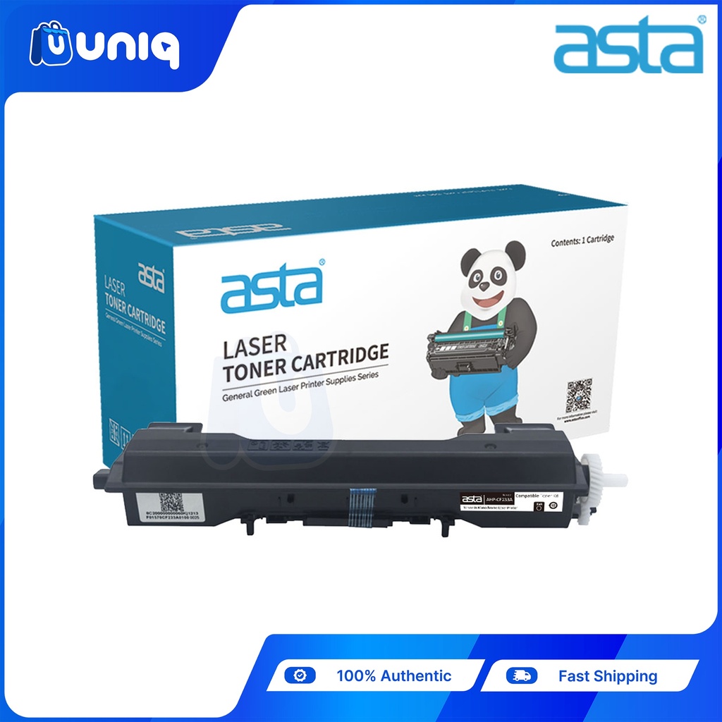 ASTA CF233A (33A) Compatible Toner Cartridge for LaserJet Printers HP M106/MFP M134 (Black)