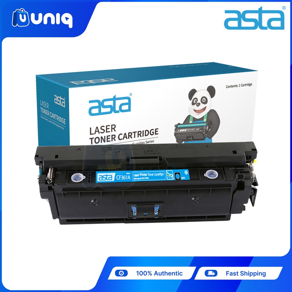 ASTA CF361A (361A) Compatible Toner Cartridge for LaserJet Printers HP M552/M553/MFP M577f (Cyan)