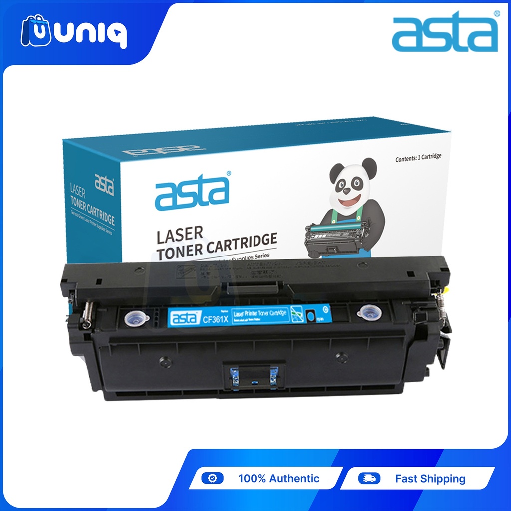 ASTA CF361X (361X) Compatible Toner Cartridge for LaserJet Printers HP m552dn 553dn High Yield (Cyan)