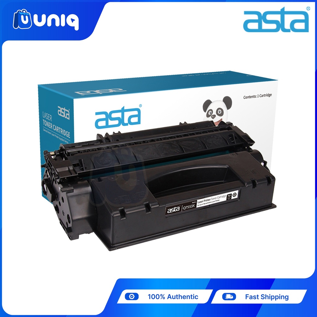 ASTA Q7553X (53X) Compatible Toner Cartridge for LaserJet Printers HP P2015/M2727nfMFP/M2727mfsMFP High Yield (Black)