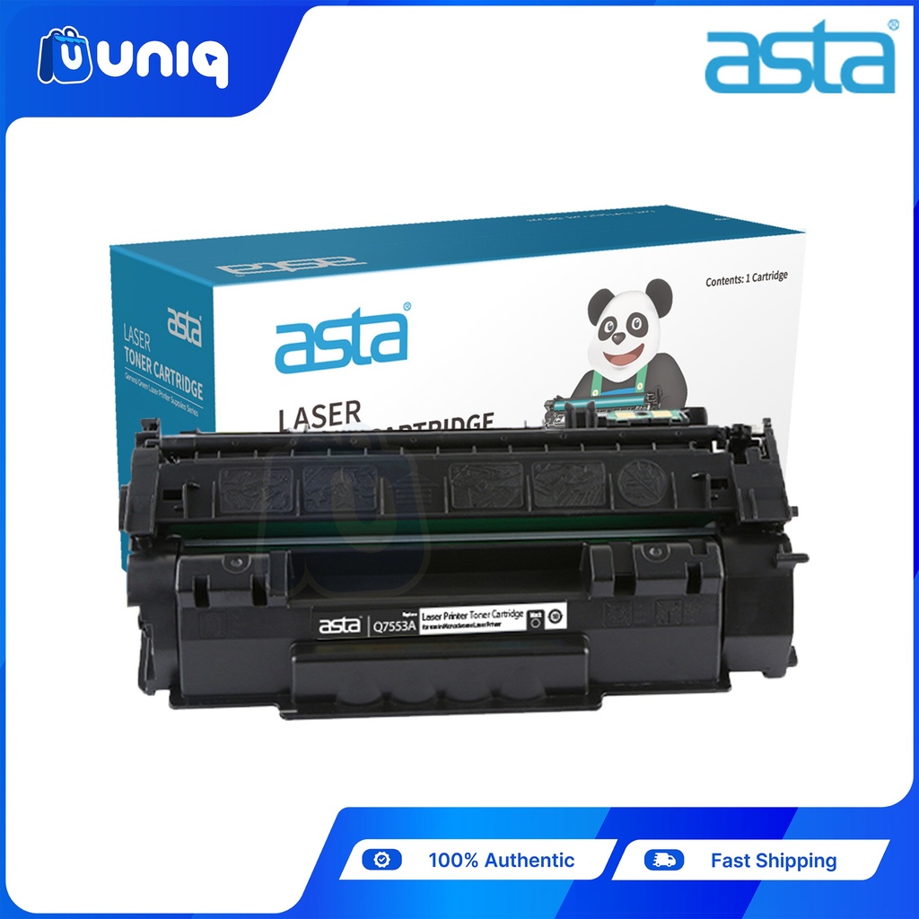 ASTA Q7553A (53A) Compatible Toner Cartridge for LaserJet Printers HP P2014/P2015/M2727nfMFP/M2727mfsMFP (Black)