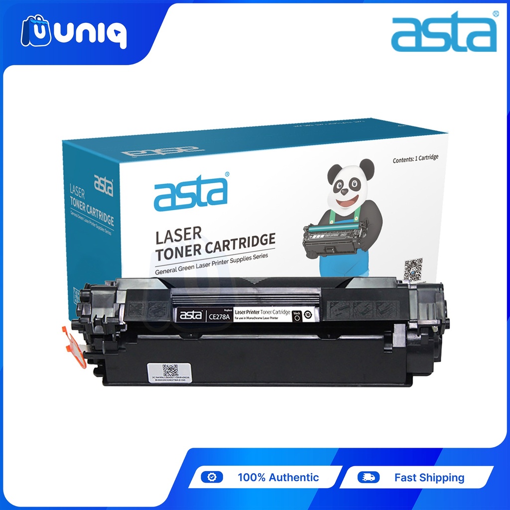 ASTA CE278A (78A) Compatible Toner Cartridge for HP LaserJet Printers P1560/1566/1600/1606DN M1536DNF (Black)
