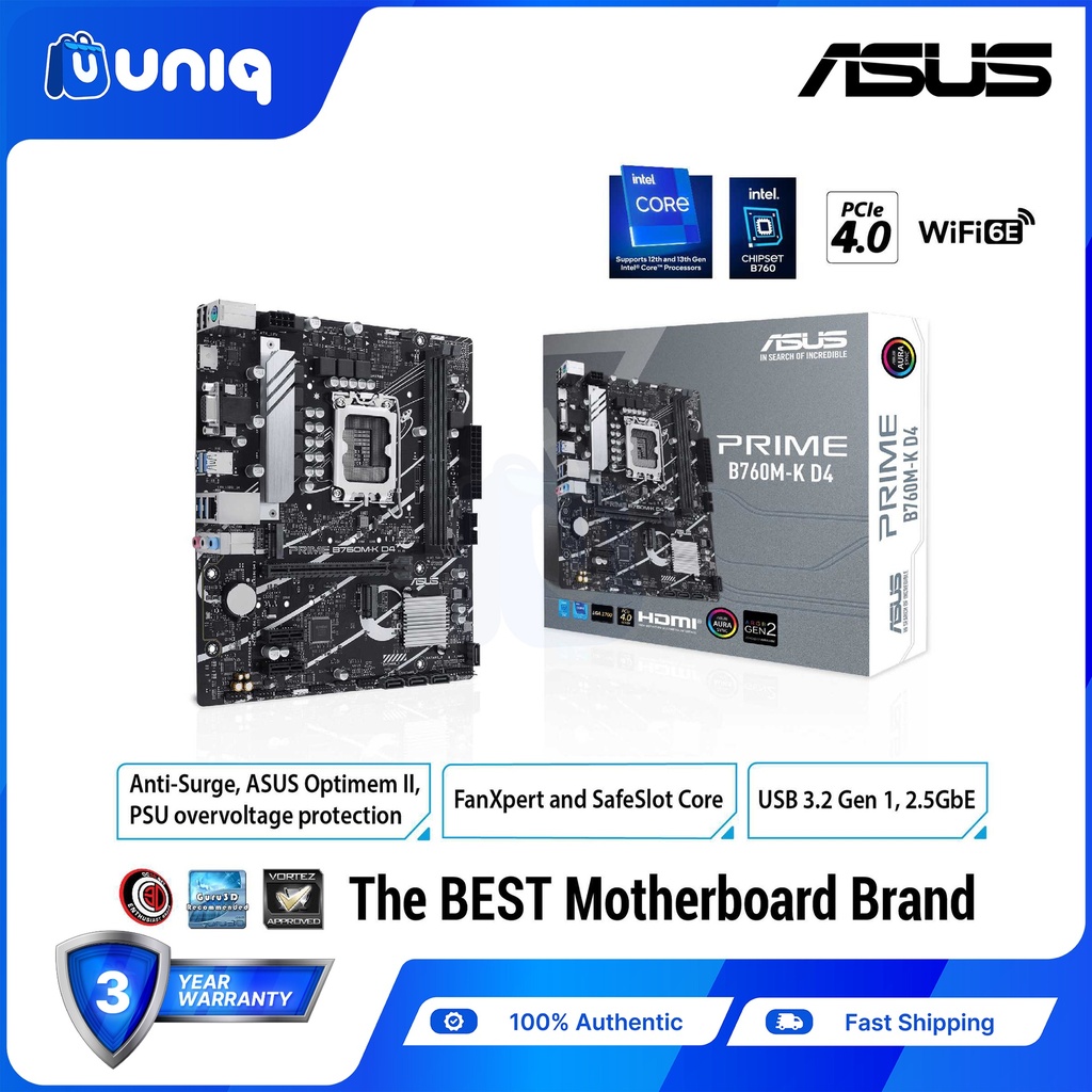 SALE!!! ASUS Prime B760M-K D4 Micro-ATX Motherboard