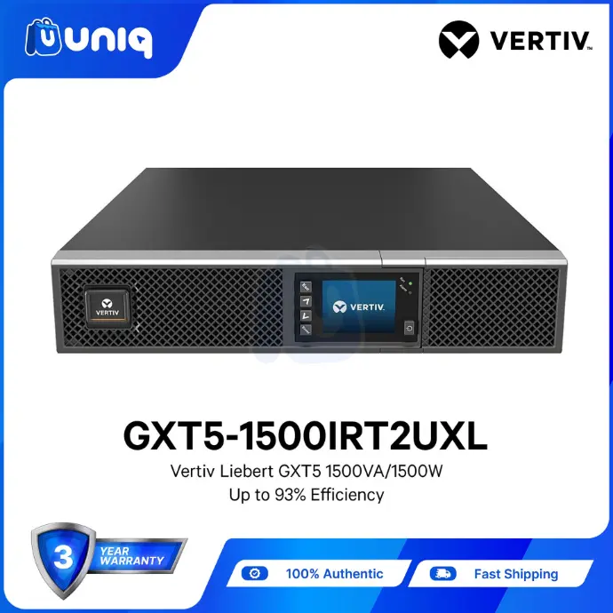Vertiv™ Liebert® GXT5 1,500VA / 1500W 2U Rack/Tower On-Line UPS (GXT5-1500IRT2UXL)