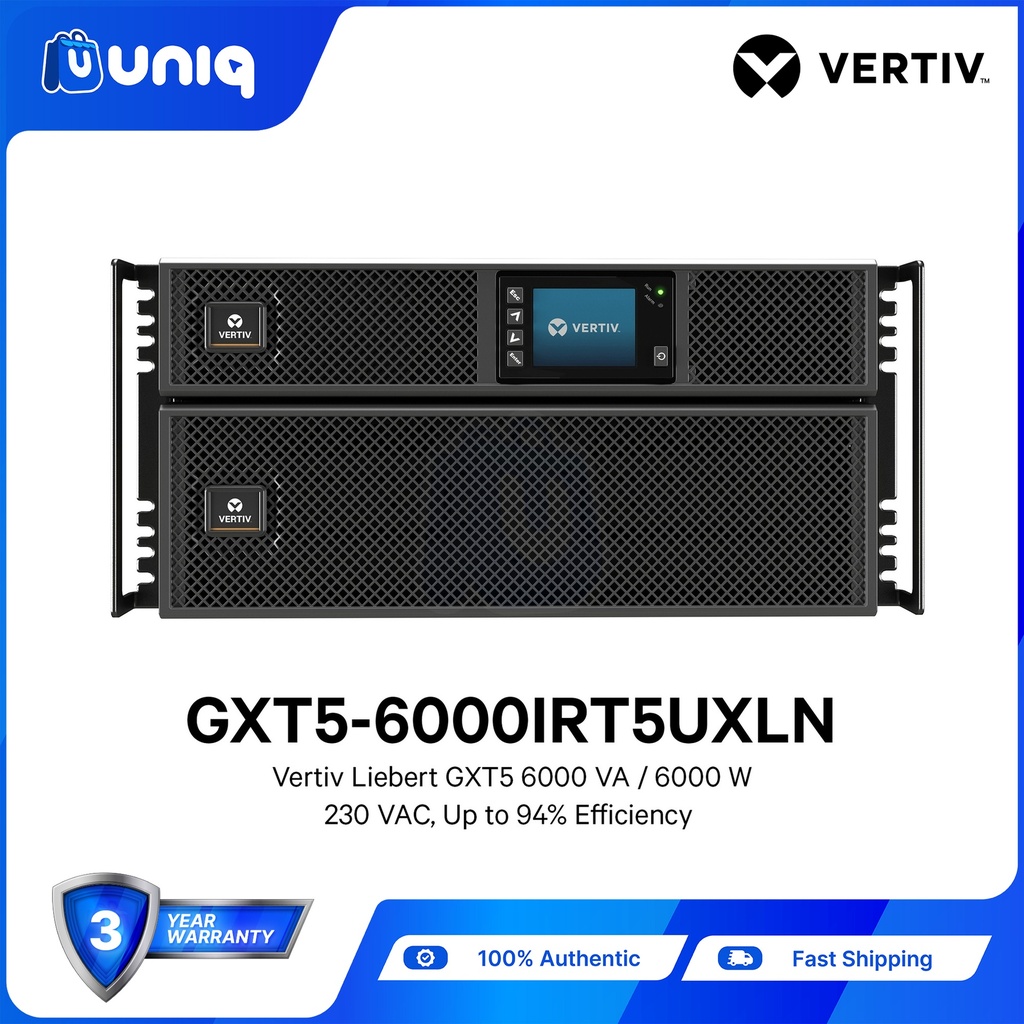 Vertiv™ Liebert® GXT5 6,000VA / 6000W UPS (GXT5-6000IRT5UXLN)