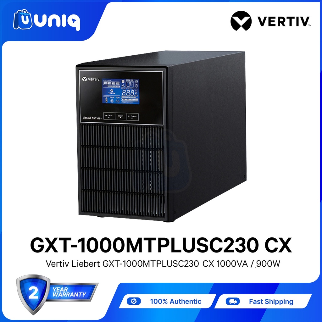 Vertiv™ Liebert® GXT MTPLUS CX 1000VA/900W, 240V Mini-tower UPS