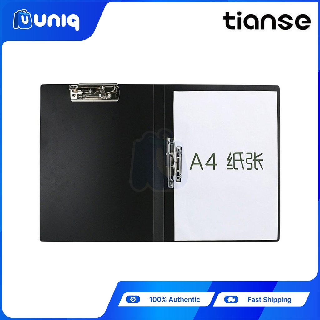 TIANSE 1602 A4 Double Clips File Folder ~ (Choose Your Color)