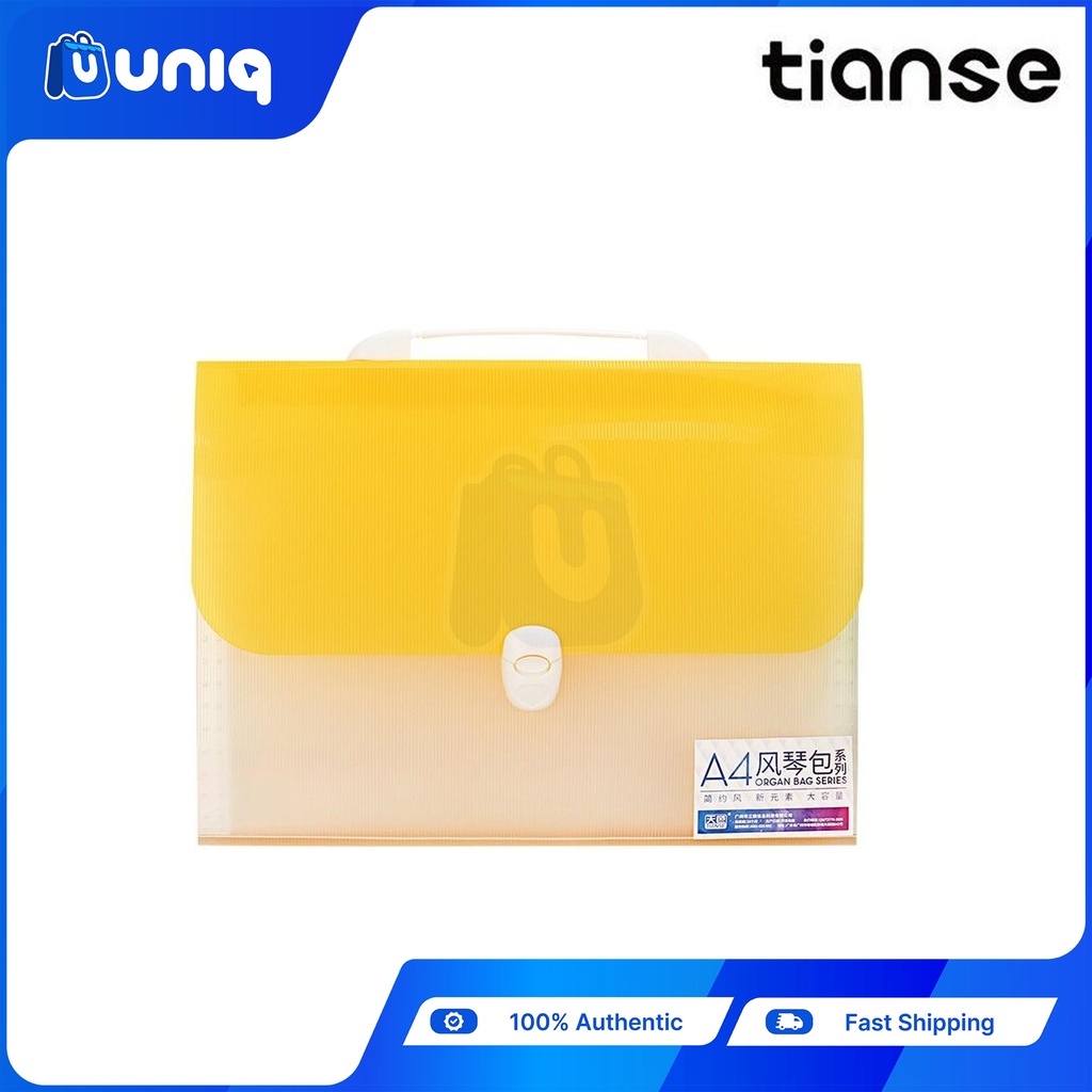 TIANSE 1802 A4 13grids Portable Expanding File ~ (Choose Your Color)