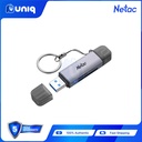 Netac WK13 2-in-1 USB A & USB C Card Reader