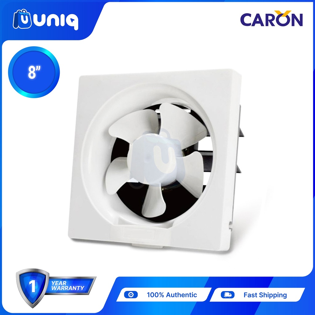 SALE!!! Caron APB Plastic Square Louver Exhaust Fan (Choose Size on Variation)