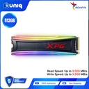 Adata XPG SPECTRIX S40G 512GB RGB 3D NAND PCIe Gen3x4 NVMe M.2 2280 Internal SSD (AS40G-512GT-C)