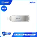 Netac U782C 64GB USB3.0 + Type-C Dual Flash Drive