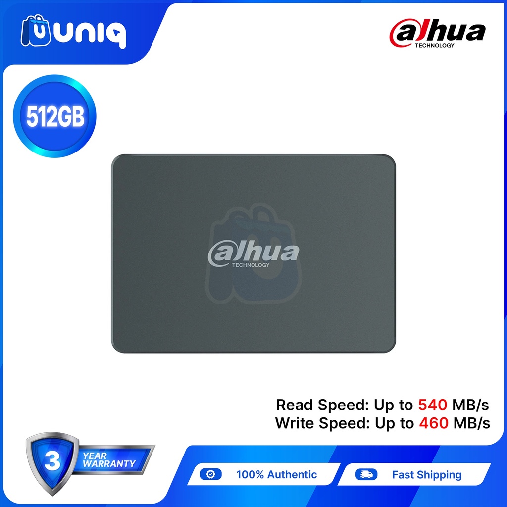 Dahua C800A 512GB 2.5" SATA SSD (DHI-SSD-C800AS512G)