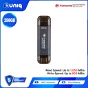 Transcend ESD310C 256GB Dual USB Portable SSD (TS256GESD310C)