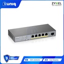 Zyxel GS1350-6HP 5-Port Gigabit PoE+ L2 Web Managed Switch
