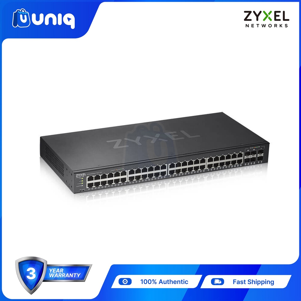 Zyxel GS1920-48V2 48-Port GbE Smart Managed Switch