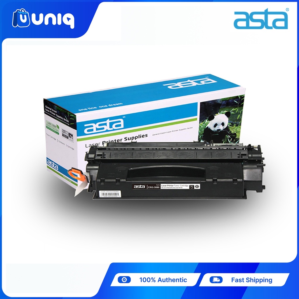 ASTA CRG-308II (308II) Compatible Toner Cartridge for Canon LaserJet Printers LBP3300/3360 High Yield Model (Black)