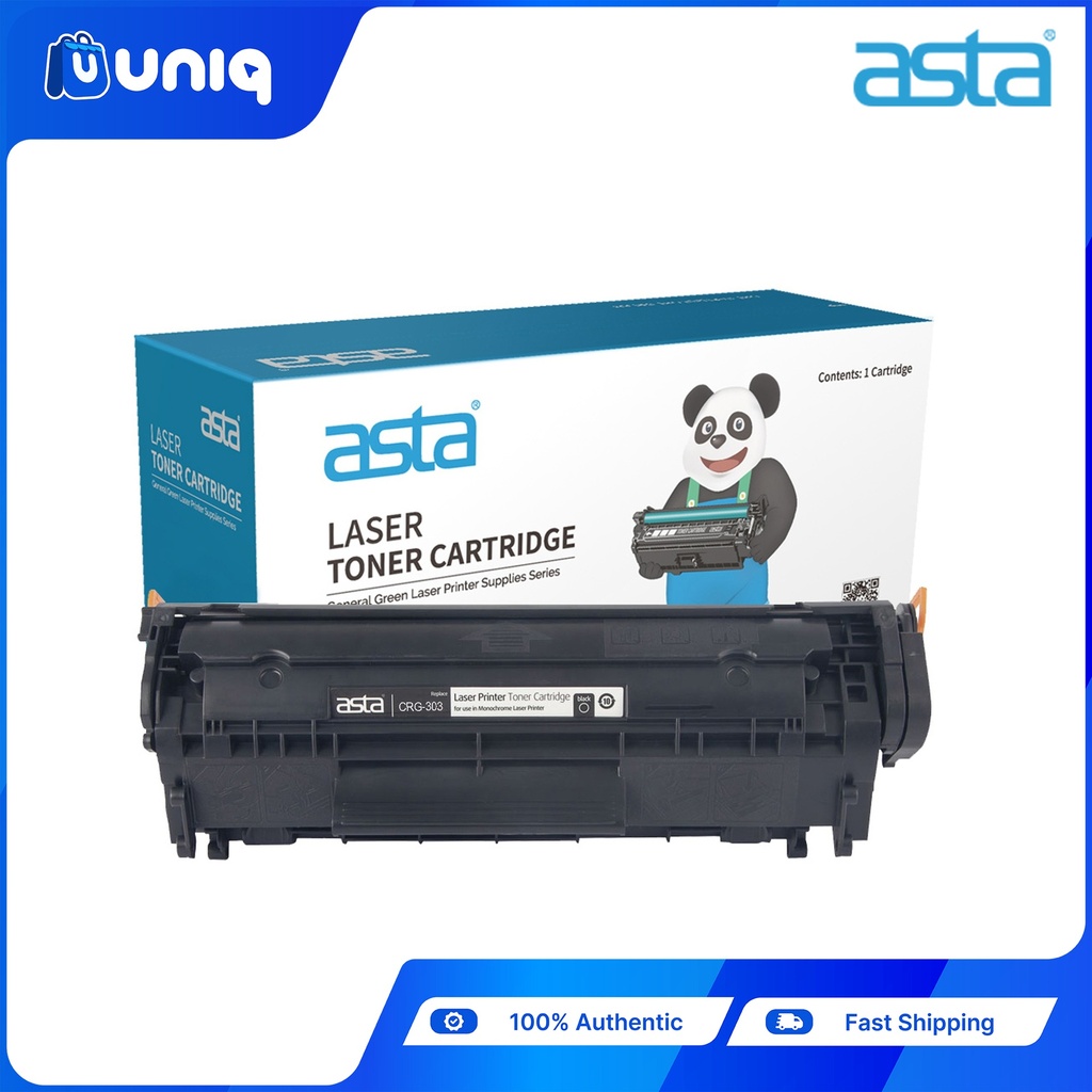 ASTA CRG-303 (303) Compatible Toner Cartridge for LaserJet Printers Canon Image Class MFLBP 2900/3000 (Black)