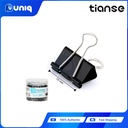 TIANSE 2216 Black Binder Clips 15mm 60pcs/box
