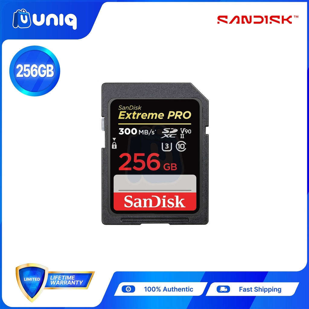 Sandisk Extreme PRO SD Card UHS-II ~ 256GB (SDSDXDK)