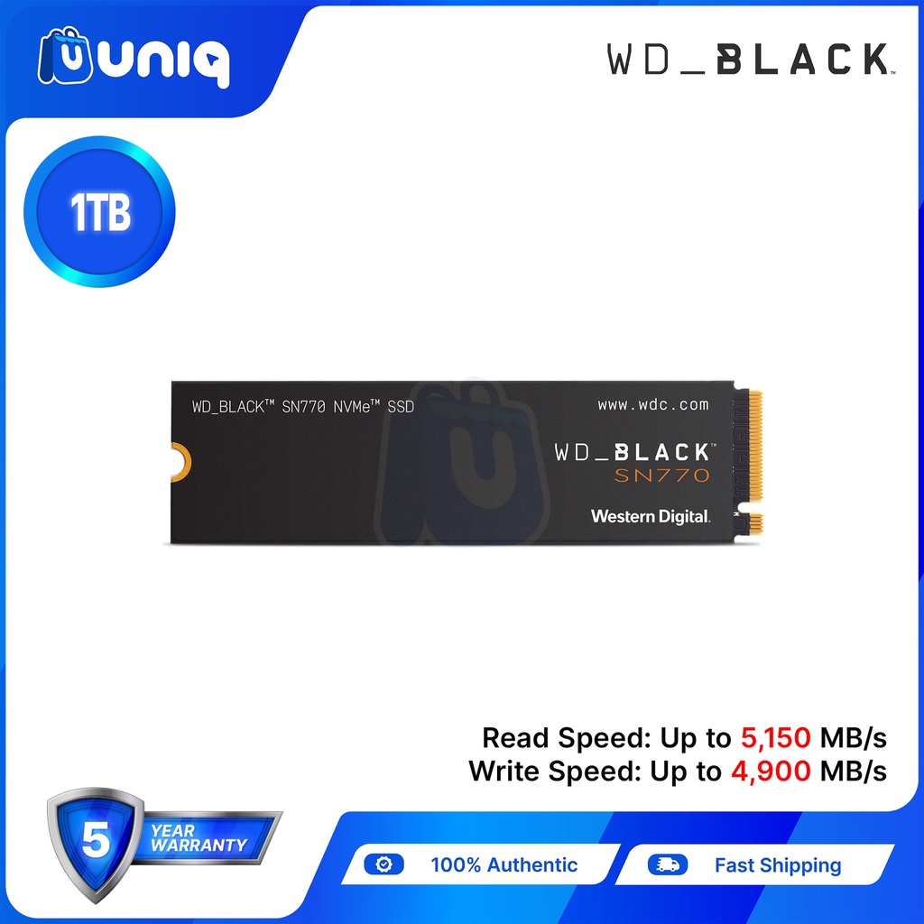 SALE!!! WD Black SN770 1TB NVMe SSD (WDS100T3X0E)