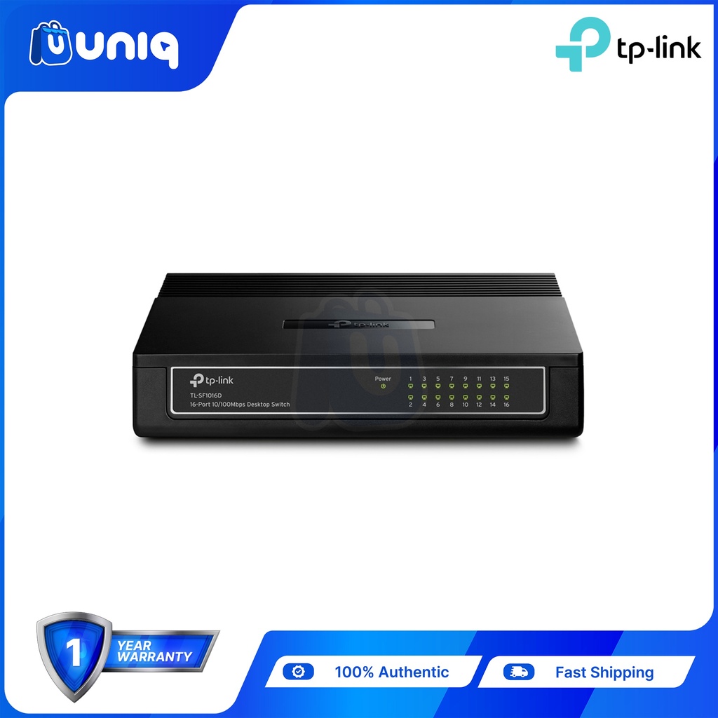 TP-Link TL-SF1016D 16-Port 10/100Mb/s Desktop Switch