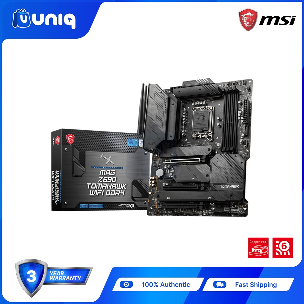 MSI MAG Z690 Tomahawk WiFi DDR4 ATX Motherboard