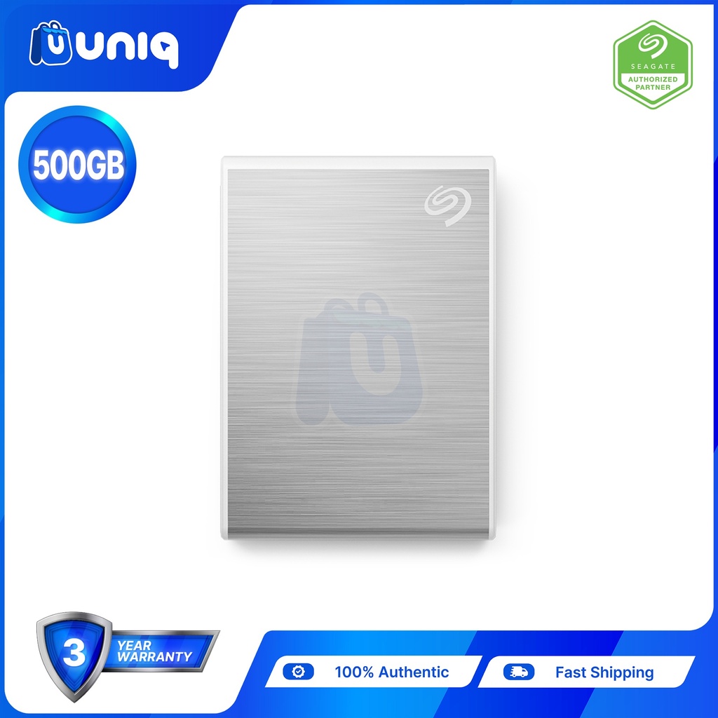SALE!!! Seagate One Touch 500GB (Silver) External Portable SSD (STKG500401)