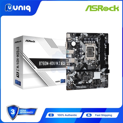 [Asrock MB-25D] ASRock B760M-HDV/M.2 D4 Micro-ATX Motherboard