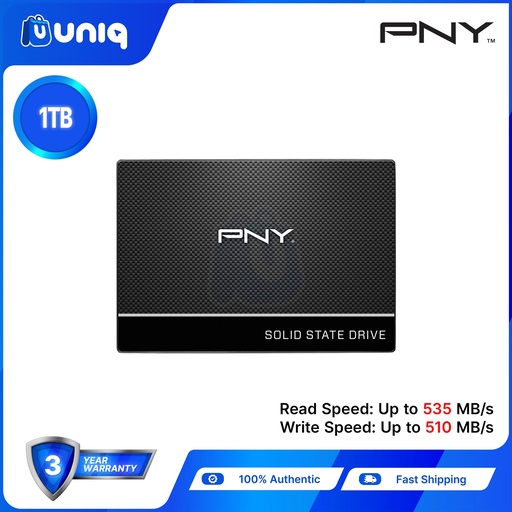 [SSD-35A1TB] PNY CS900 1TB 2.5" Internal SSD (SSSD7CS900-1TB-RB)