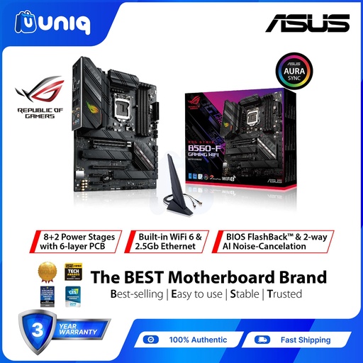 [ASUS-125B] ASUS ROG STRIX B560-F GAMING WiFi ATX Motherboard