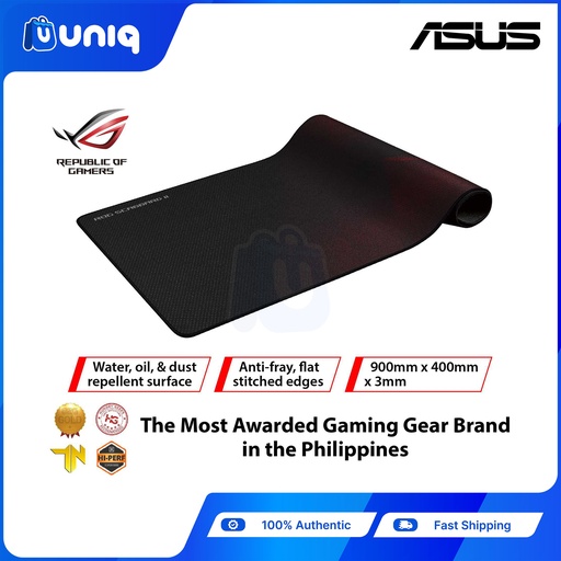 [ASUS-121] ASUS ROG Scabbard II Black XXL Extended Gaming Mouse Pad