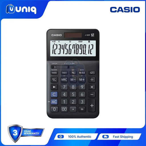 [Casio-015] Casio J-120F Practical Calculator
