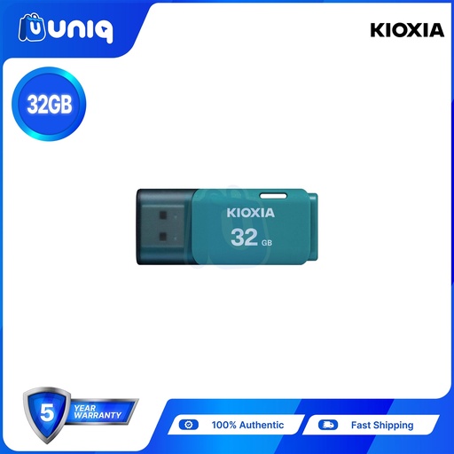 [AC-25N32_Blue] Kioxia by Toshiba TransMemory U202 32GB USB Flash Drive (Blue)