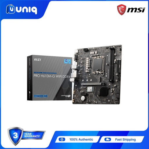 [MSI MB-41B] MSI PRO H610M-G WiFi DDR4 Micro-ATX Motherboard