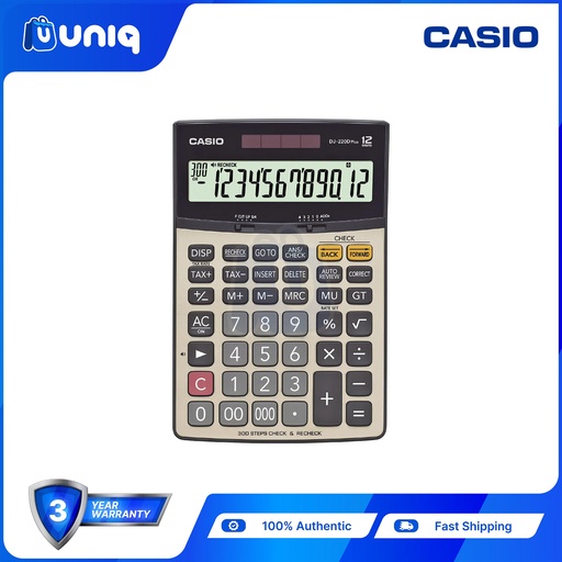 [Casio-004] Casio DJ-220D PLUS Check Calculator