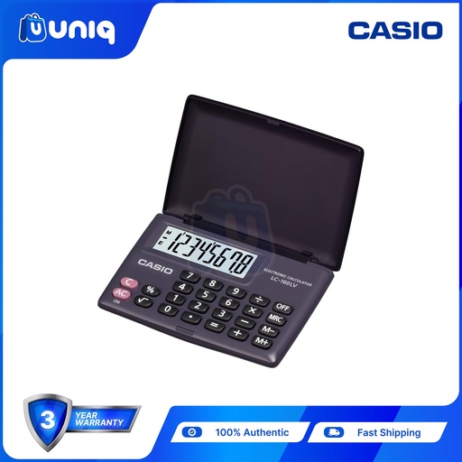 [Casio-019] Casio LC-160LV-BK Practical Calculator