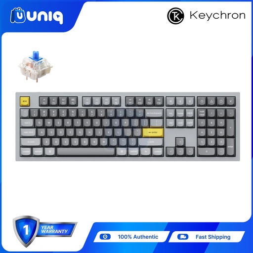 [Keychron-05_Blue] Keychron Q6-D2 Custom Mechanical Keyboard (Blue Switch)