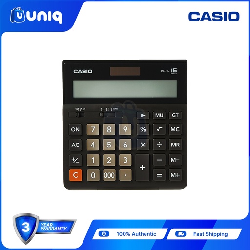 [Casio-003] Casio DH-16-BK Practical Calculator