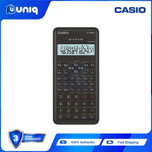 [Casio-005] Casio FX-100MS 2nd Edition Standard Scientific Calculator