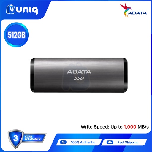 [Portable SSD-23A] SALE!!! Adata SE760 512GB External SSD (ASE760-512GU32G2-CTI)