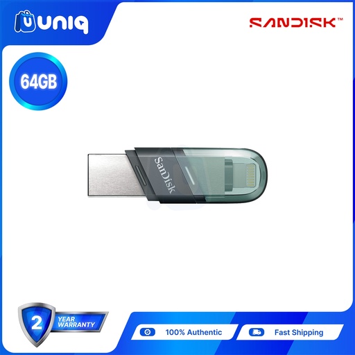 [AC-26Flip64] Sandisk iXpand Flash Drive Flip ~ 64GB (SDIX90N)
