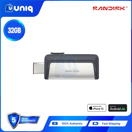 [AC-25C32] Sandisk Ultra Dual Drive USB 3.1 Type-C ~ 32GB (SDDDC2)