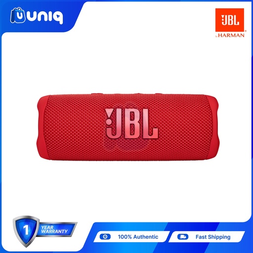 [JBL-25_Red] SALE!!! JBL Flip 6 (Red) Portable Waterproof Bluetooth Speaker