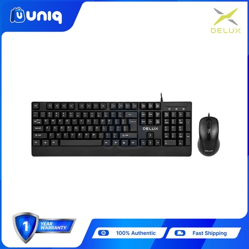 [Delux-14] Delux (K6006U+M332BU) Wired Keyboard and Mouse Combo