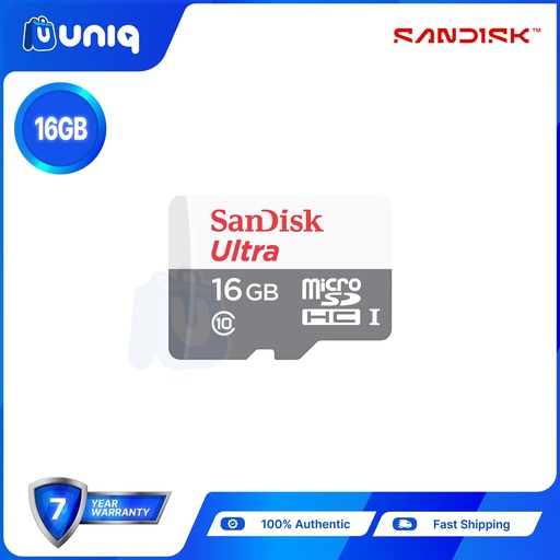 [Memory Card-15A] Sandisk Ultra microSD UHS-I Card ~ 16GB (SDSQUNS)