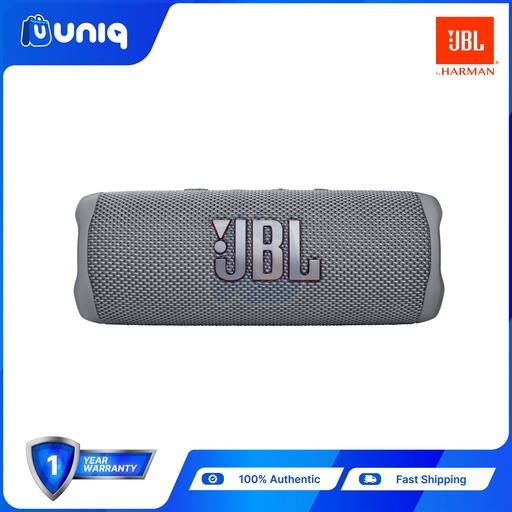 [JBL-25_Grey] SALE!!! JBL Flip 6 (Grey) Portable Waterproof Bluetooth Speaker
