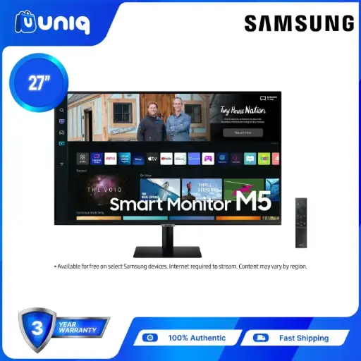 [MN-93M5_27B] Samsung M5 27" Smart Monitor (LS27BM500EEXXP)